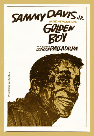 Richard Mills - Golden Boy theatre poster - The London Palladium